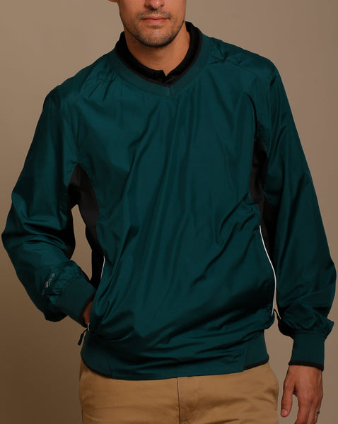 Ultra Light V-neck Stretch Tech Wind Shirt with Stretch Tech Side Panels