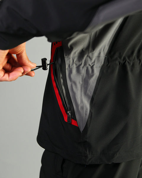 Stretch Tech Rain Jacket with Zip off Sleeves
