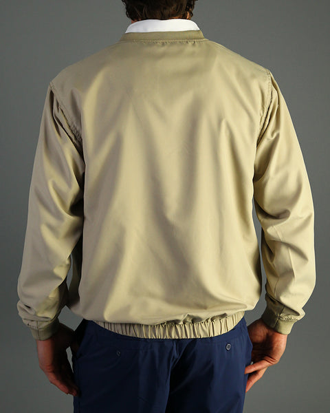 Microfiber V-neck Lined Wind Shirt